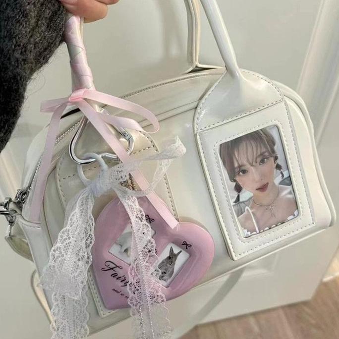 Tas Bahu Wanita Korean Import Fashion Transparan -- Tas Selempang Wanita Desain Unik Lucu