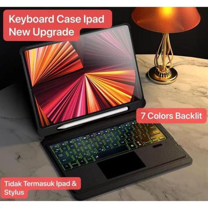 BEBAS ONGKIR - T5207D Case Keyboard Backlight IPad Pro 11 inch 2018 2020 M1 2021