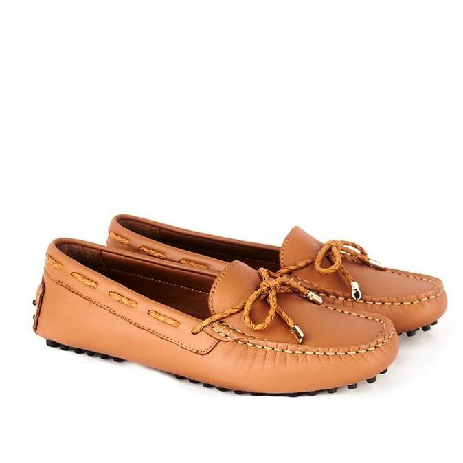 Sepatu Casual Wanita Loafer casin Gino Mariani Elora Coklat