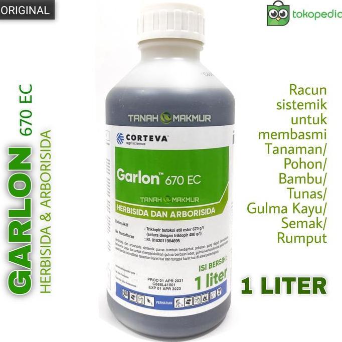 GARLON 1LITER 670EC 1 LITER HERBISIDA RACUN POHON KAYU GULMA BAMBU ORI
