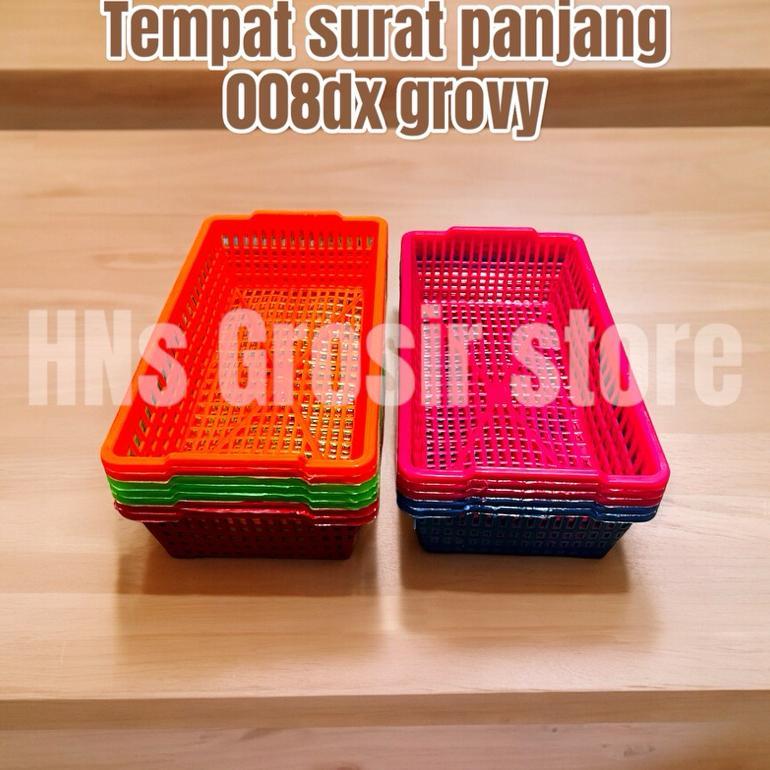 Diskon` Original (Isi 12Bj) Keranjang Surat Segi Panjang Kecil Serbaguna Plastik - Tempat Surat Doku