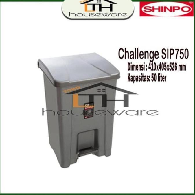 Tempat Sampah Injak Shinpo/Tong Sampah Injak Shinpo SIP-750 50 Liter