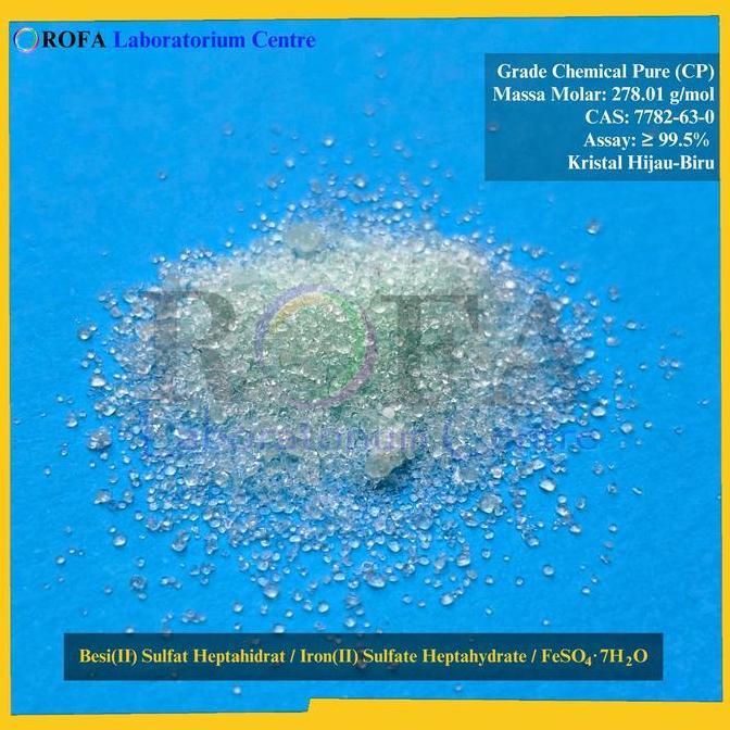 Besi(II) Sulfat Heptahidrat / Iron(II) Sulfate Heptahydrate / FeSO4.7H2O Pro Analisis