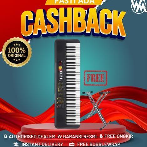 Terpopuler- Yamaha Keyboard Psr F52 + Gratis Adaptor + Stand Book & Stand Keyboard
