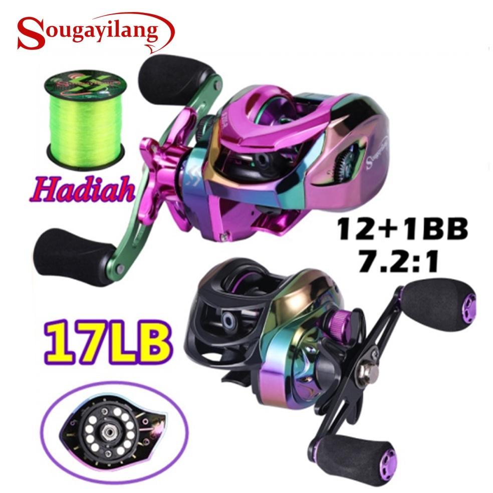 READYGan- Sougayilang Reel Pancing 17LB 8kg Casting Reel 7.2:1 Reel Bc 12+1BB Gulungan Pancing Casti