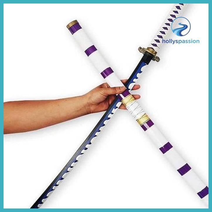 (ORI) MAINAN ACTION FIGURE ONE PIECE ZORO WOODEN TOY NIDAI KITETSU 223-98 KECANTIKAN PESTA DEKORASI 