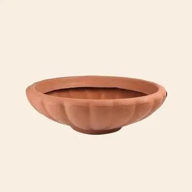 CLARIS Pot Bunga TERATAI Besar Coklat 5512