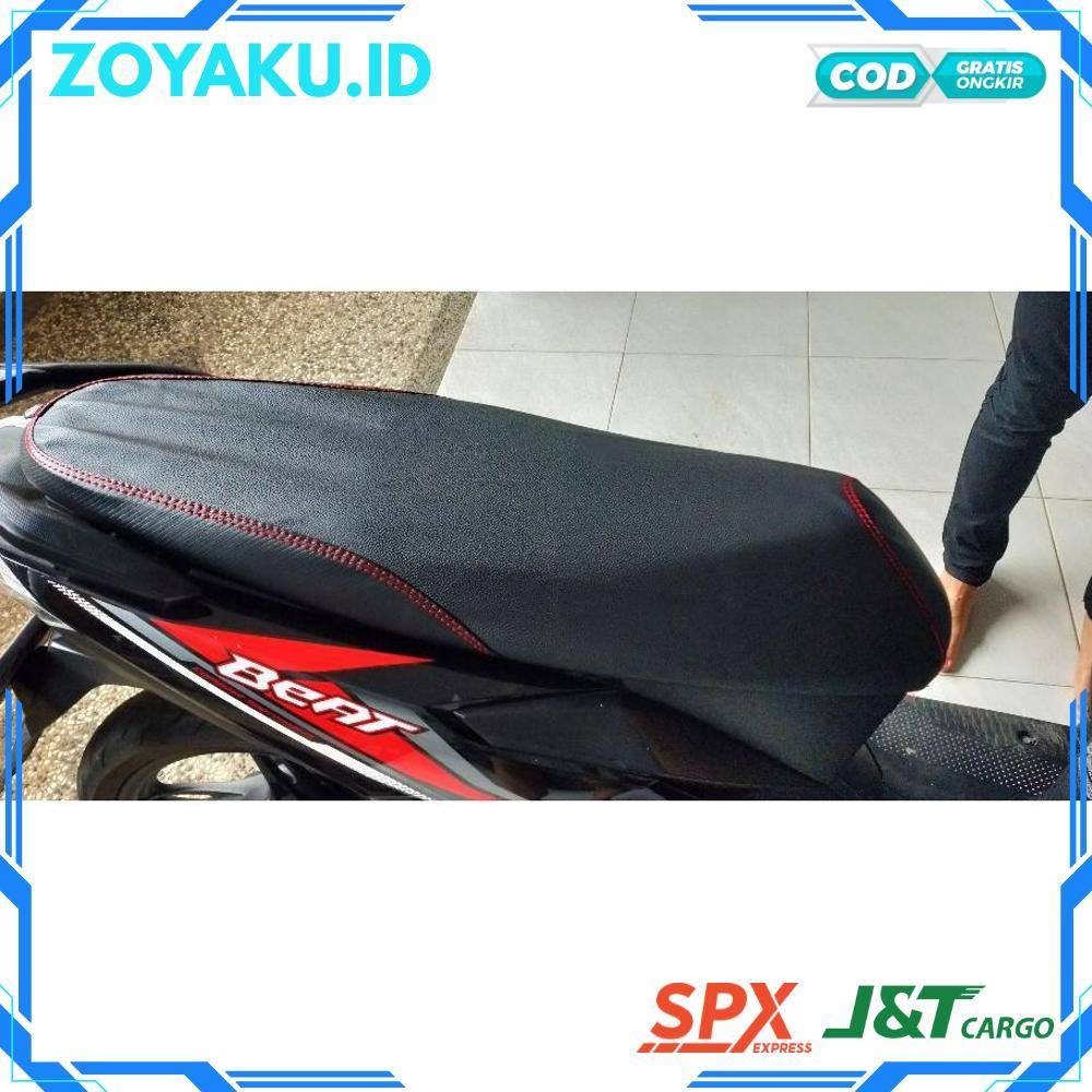 Sarung jok motor vario/beat/pcx/nmax/freego/scoopy dll-kulit jok motor mbtech cover jok motor standa