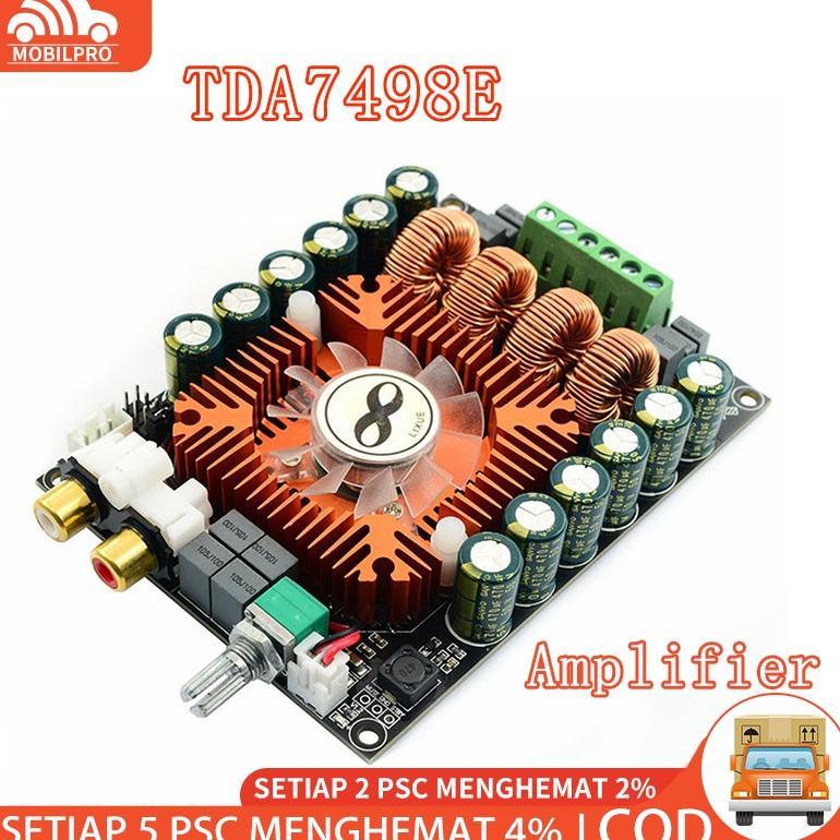 AudioWhell- TDA7498E Daya Tinggi Digital Power Amplifier Papan 2.0HIFI Stereo Daya Tinggi 160W * 2 D