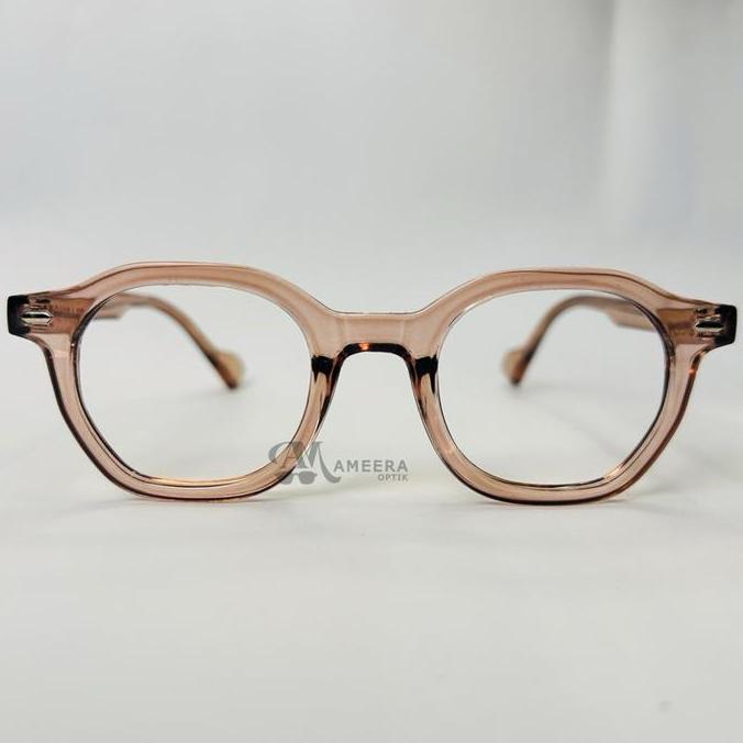 Bisainstan- (Beli 1 Free 1) Fizzi - Frame Kacamata Fashion Unisex Eyewear Glasses Mata Normal Minus 