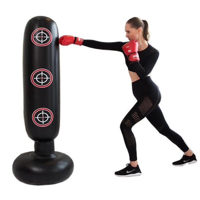 Samsak Balon Berdiri Sansak Tinju Taekwondo Silat 160cm