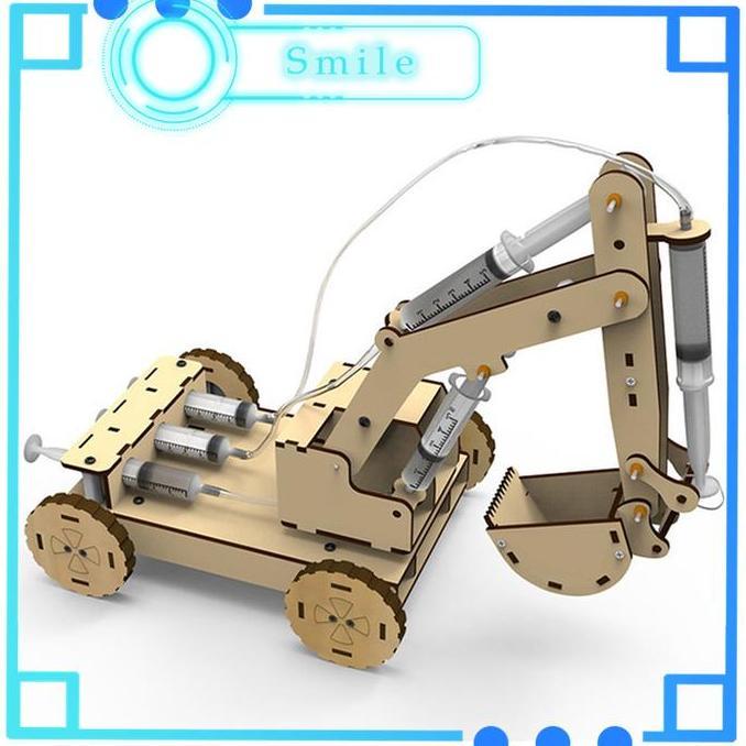 MAINAN RAKIT EXCAVATOR HIDROLIK DIY MAINAN EDUKASI SAINS KODE 492