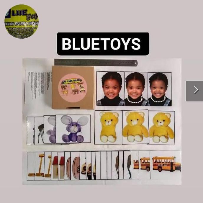 KARTU FLASH CARDS TERAPI WICARA PERILAKU AUTIS APA YANG HILANG KODE 1332