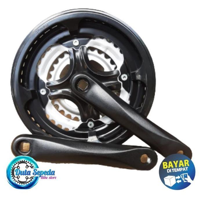 Promo crank 3 speed / gir depan sepeda MTB 28 - 38 - 48 T Alloy Diskon