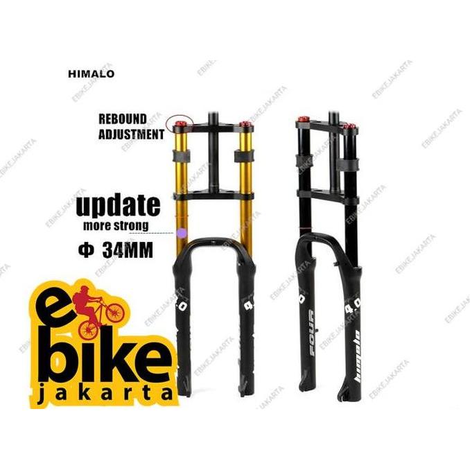 Promo HIMALO Downhill Front Fork Air Suspension Fork 27.5" Rebound QR/TA Diskon