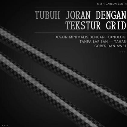 DAWA Joran Pancing 1.65M/1.8M/2.1M Casting Pancing Tongkat Pancing Asli Shadowlite Cat Hitam Pola Ba