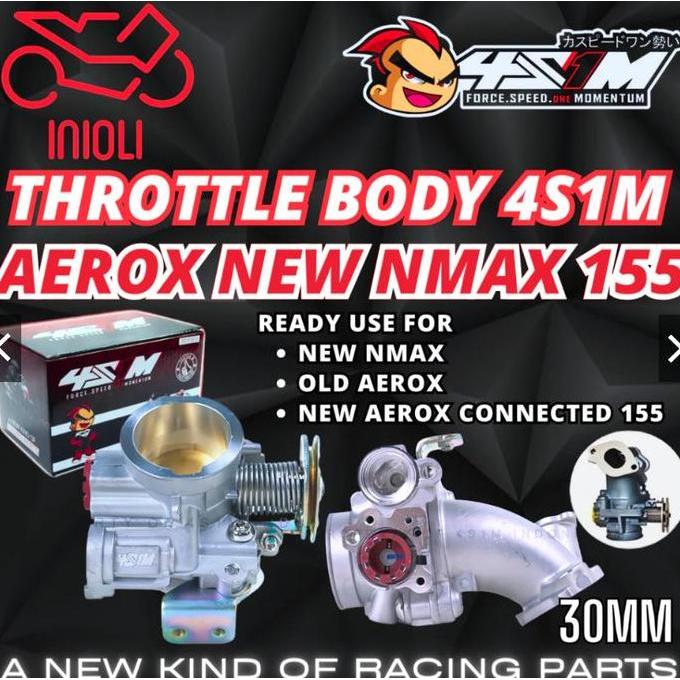 THROTTLE BODY TB 4S1M AEROX 155 NEW NMAX AEROX CONNECTED VVA 155 OLD AEROX B65 B8R NEW N-MAX N MAX 3