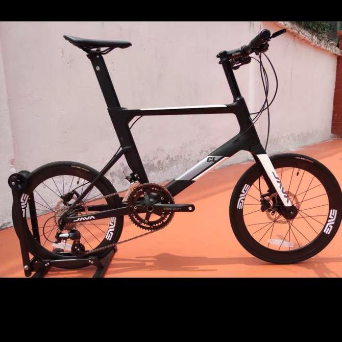 Promo Sepeda JAVA CL Carbon Minivelo 18 Speed 20 Inch - FlatBar Diskon