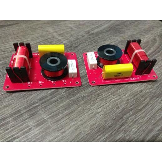 Oule Crossover Pasif 2 Way F-500 - Paket 2 Unit, Produk Audio Untuk Crossover Box Speaker Original D