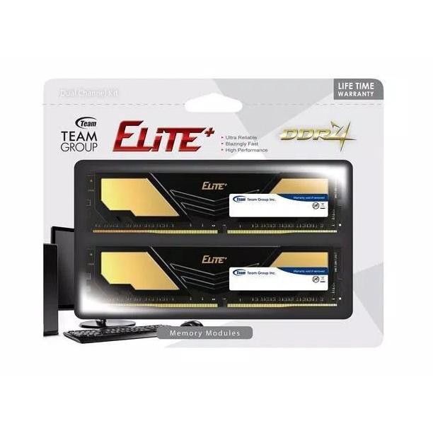 Ram Team Elite+ Black Heatspreader DDR4 8GB (2x4GB) 2400Mhz Terlaris