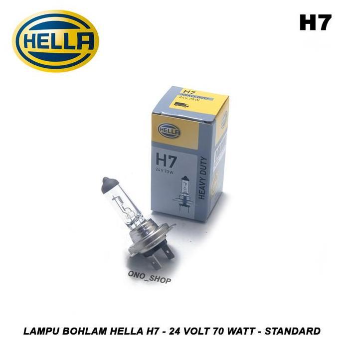 Lampu Bohlam Hella H7 - 24 Volt 70 Watt - Standard