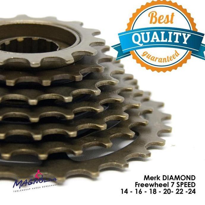 Sproket Sprocket 7 Speed Sepeda Drat Ulir MTB Gunung Balap