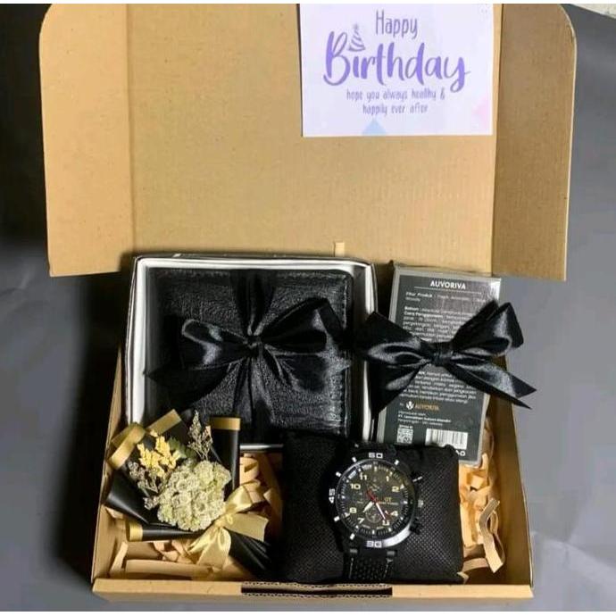 New- Hampers Cowok Murah | Gift Box Cowok | Kado Ulang Tahun | Hampers Ulang Tahun | Kado Cowok Jam 