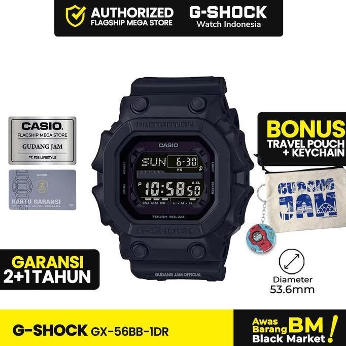 New- G-Shock Gx-56Bb-1Dr | Jam Tangan Pria | Tough Solar | Digital | Anti Air | Original | Casio G-S