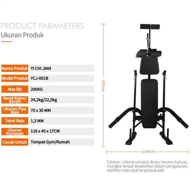 Lansungkirim- Bench Press Murah / Bench Press Alat Fitness / Bench Press Multifungsi