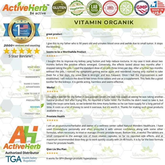 Healt- Obat Prostat Qian Lie Shu Pian Herbal