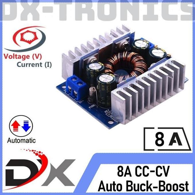 Automatic Step Down Step Step Up DC-DC 8A Auto Buck Boost Module CC CV