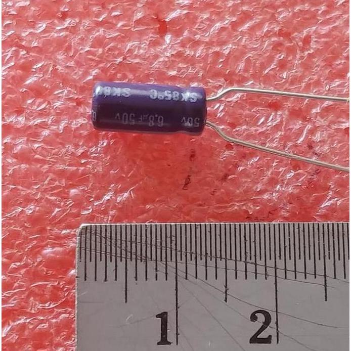 ELCO ELKO 6.8UF 50V ELECTROLYTIC CAPACITOR