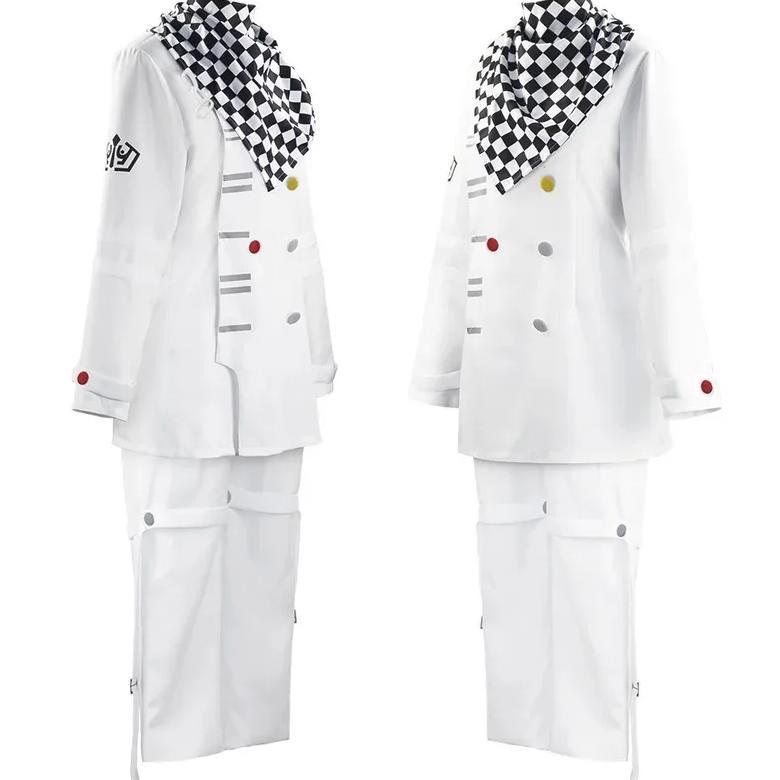 qq34Danganronpa V3 Kokichi Oma Cosplay Costume President Uniforms Cloak Full Set Halloween Carnival 