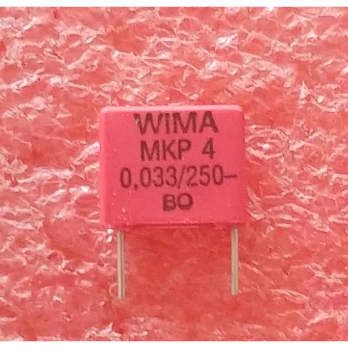 CAPASITOR CAPACITOR MKP 33NF 250V WIMA
