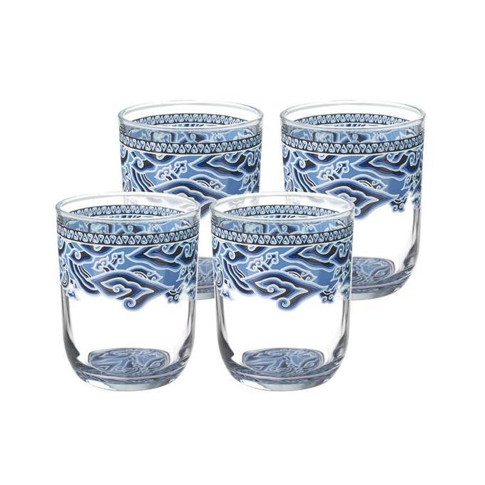 Good- Brighton Glass Set Batik Mega Mendung GMB3904