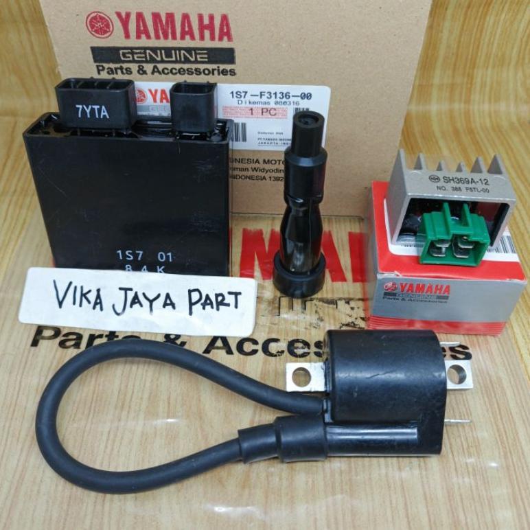CDI KIPROK KOIL TUTUP BUSI 4ITEM 1S7 YAMAHA JUPITER MX OLD LAMA JUPITER MX NEW 135 ORI
