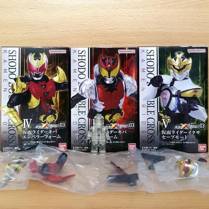 SHODO-XX KAMEN RIDER 3 [KIVA 3/SET] EMPEROR IXA SAVE BURST +PARTS KODE 1451