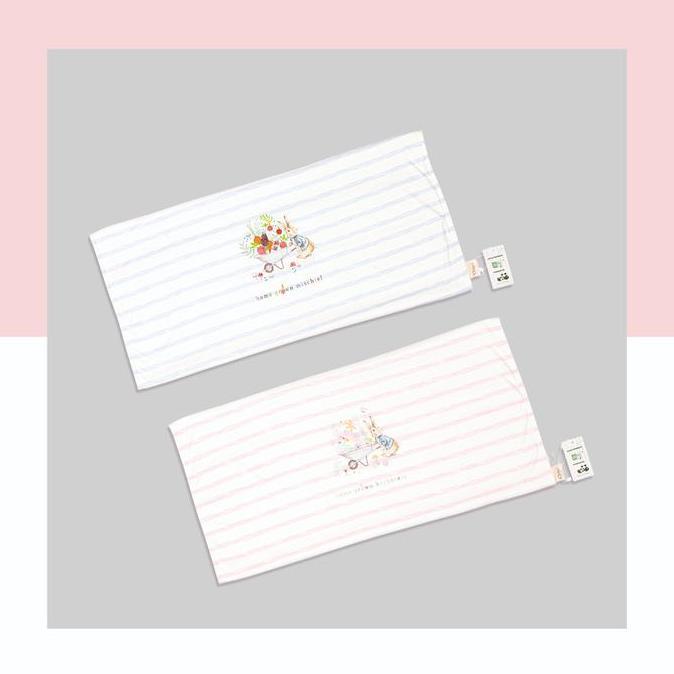 ORIGINAL Selimut Bayi Motif Stripe Peter Rabbit Ukuran 75 X 85 READY STOCK