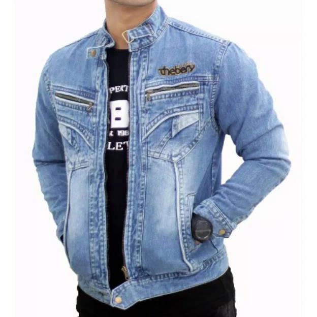 JAKET JEANS PRIA / JAKET JEANS COWOK / JAKET JEANS TEMPEL /JAKET JEANS RESLETING / JAKET THE BERRY