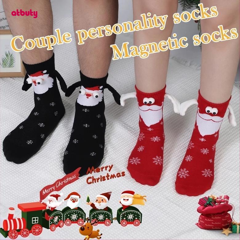 Slmtkaki- AtbutyKaum Muda Hitam Putih Berpegangan Tangan Dengan Stoking Pasangan Berbentuk Cincin Ka