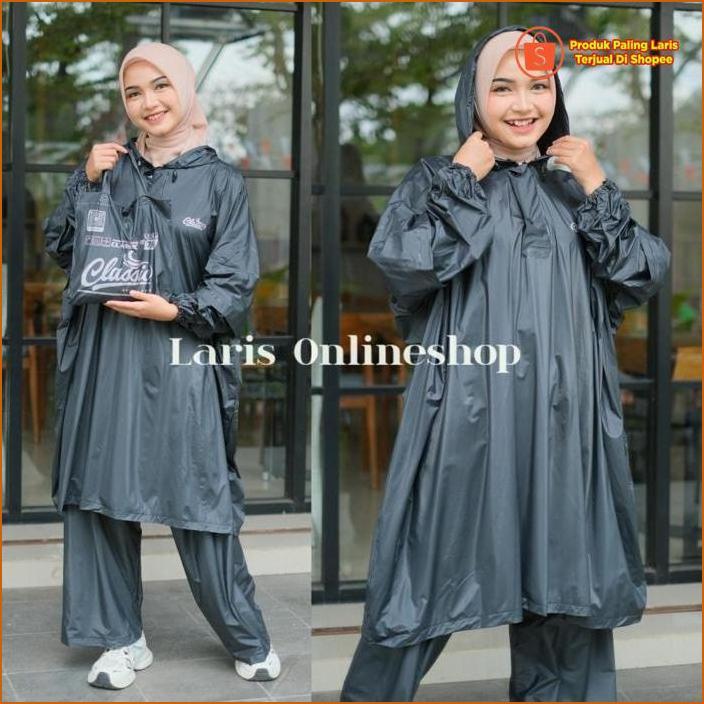Elmondo Jas Hujan Prima 716 Dan Classic 718 / Jas Hujan Ponco Lengan Celana Jumbo Big Size Satisfact