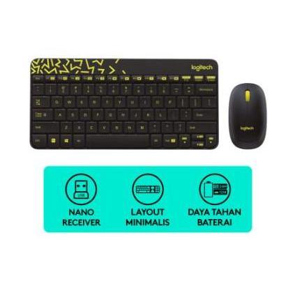 Logitech MK240 Wireless Keyboard dan Mouse Terlaris
