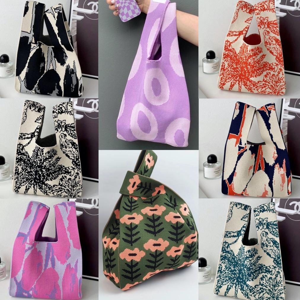 Good- New Buffalow Bag Bangkok Knit Tote Bag Rajut Tas Buffalow Premium Quality Tas Perempuan Wanita