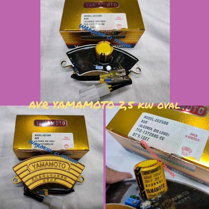 Miliki Avr Genset Oval Yamamoto 2000 - 3000 Watt Original Kualitas Terbaik Bensin Mesin