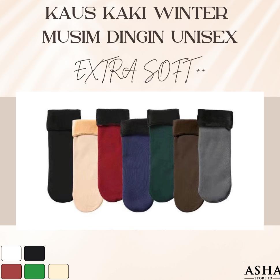 Kaos Kaki Thermal Kaus Kaki Winter Kaos Kaki Musim Dingin Tebal Kaus Kaki Tebal Thermal Pria Wanita 