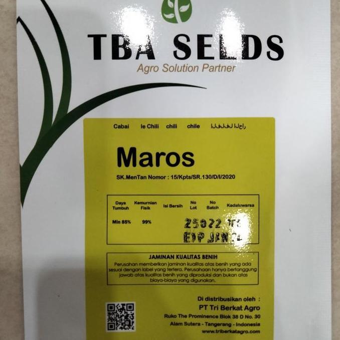 Grdn- Benih Cabe Rawit Maros 10 Gram - Bibit Cabai Maros - Crm Maros Kaliber Viral Ori212 Ori 212