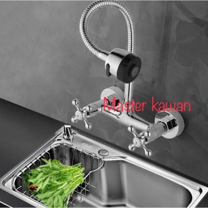 Kran Cuci Piring Fleksibel Panas Dingin / Kran Sink Model Wasser Toto TERBATAS