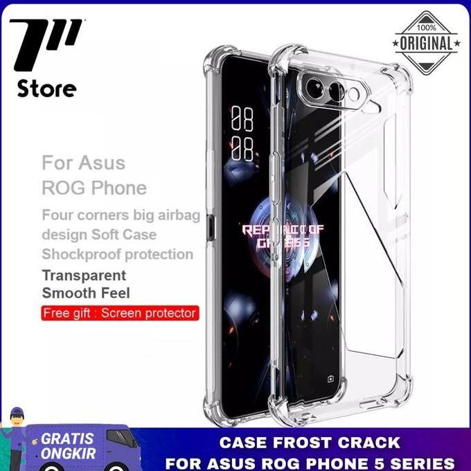 Asus Rog Phone 2 / 3 / 5 / 5s / Ultimate / Pro Frost Clear Soft Case