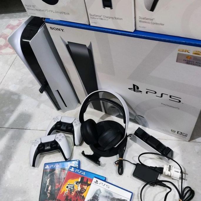 Terlaris Playstation 5 Ps5 Disc Bekas Second Indo Resmi 825Gb Mulus Jarang Pakai Gratis Games