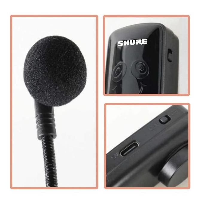 Volk- Mic Imam Bando Wireless Shure Mic Headset  Shure Wireless Suara Mantap